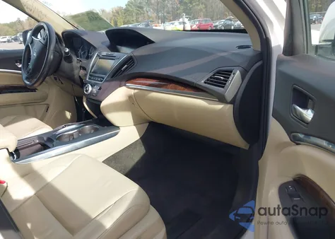 2017 Acura Mdx Technology Package z USA, uszkodzony, nr VIN 5FRYD3H51HB004613